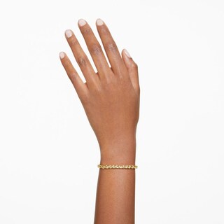 Foto 6 | Foto 6 | Pulsera Swarovski Matrix Tennis Talla Redonda Pequeña Oro 5660915 Baño De Oro 14k Joyería De Lujo Para Mujer Ideal