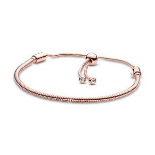 Foto 5 | Foto 5 | Pulsera Pandora Deslizante Diseño Cadena De Serpiente En 14k 589652c01 Ajustable Joyería De Lujo Para Mujer Ideal