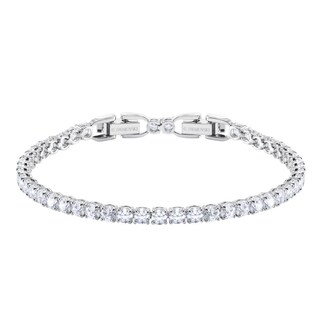 Foto 1 | Foto 1 | Pulsera Swarovski Tennis Round Deluxe Blanco Baño De Rodio 5409771 Joyería De Lujo Para Mujer Ideal Para Regalo Elegante