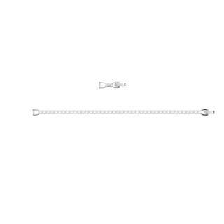 Foto 2 | Foto 2 | Pulsera Swarovski Tennis Round Deluxe Blanco Baño De Rodio 5409771 Joyería De Lujo Para Mujer Ideal Para Regalo Elegante