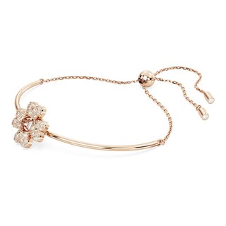 Foto 2 | Foto 2 | Pulsera Swarovski Idyllia Trébol Blanca Baño Tono Oro Rosa 5674487 Baño De Oro Rosa 14k Joyería De Lujo Para Mujer