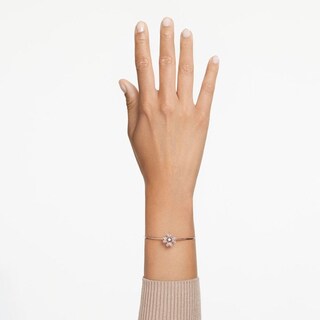 Foto 6 | Foto 6 | Pulsera Swarovski Idyllia Trébol Blanca Baño Tono Oro Rosa 5674487 Baño De Oro Rosa 14k Joyería De Lujo Para Mujer