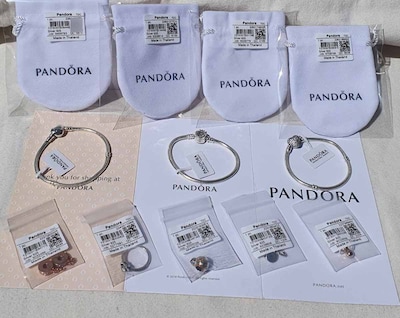 Foto 6 | Foto 6 | Pulsera Pandora Deslizante Tallo De Flor Recubrimiento En 14k 587953cz Ajustable Joyería De Lujo Para Mujer Ideal