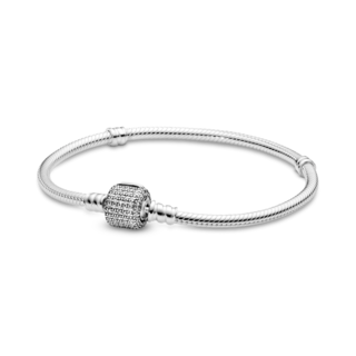Foto 1 | Foto 1 | Pulsera Pandora Moments Cadena De Serpiente Con Centelleante 590723cz Cadena De Serpiente Icónica Colección Pandora Moments