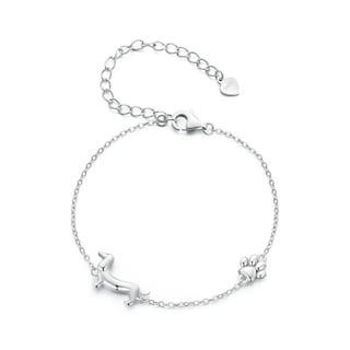 Foto 1 | Foto 1 | Pulsera Dachshund Pet Sausage Dog De Plata 925 Para Mujer - Venta Internacional.