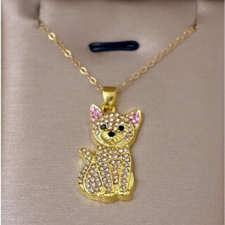 Foto 3 | Foto 3 | Joyeria Con Temática De Gatos High Monaco  Mxohr-004 4 Piezas Oro