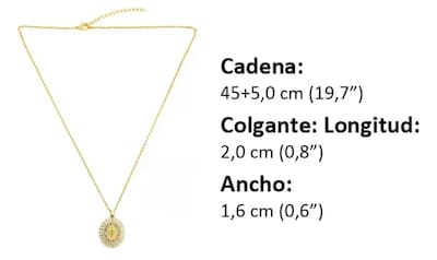 Foto 3 | Foto 3 | Nuestra Xtellar Señora De Guadalupe Colgante Religioso Virgen María