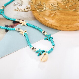 Foto 4 | Foto 4 | Collar Huoguo Fashion Diseño Bohemio Natural Concha Marina Cauri Beach - Venta Internacional.