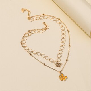 Foto 5 | Foto 5 | Collar Huoguo Temperament Femenino De Malla Redonda Con Forma De Abeja Estéreo - Venta Internacional.