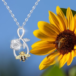 Foto 2 | Foto 2 | Colgante Huoguo Personality Flor Infinite Rose Bee - Venta Internacional.