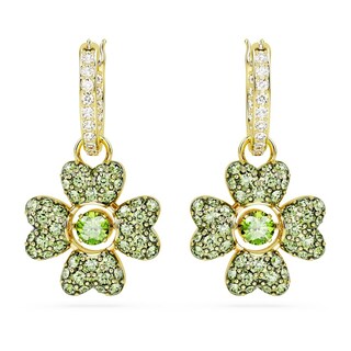 Foto 2 | Foto 2 | Pendientes Swarovski Idyllia Trébol Verdes Baño Tono Oro 5670664 Baño De Oro 14k Joyería De Lujo Para Mujer Ideal Para Regalo