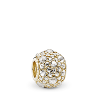Foto 1 | Foto 1 | Charm Pandora De Oro Gotitas Brillantes Cz Clara Para Mujer 751000cz Baño De Oro 14k Joyería De Lujo Para Mujer Ideal