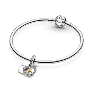 Foto 5 | Foto 5 | Charm Pandora Colgante Feliz Aniversario En Dos Tonos 799322c01 Joyería De Lujo Para Mujer Ideal Para Regalo Elegante