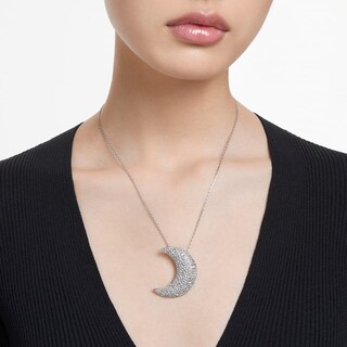 Foto 6 | Foto 6 | Colgante Swarovski Luna Luna Blanco Recubrimiento En Rodio 5674895 Joyería De Lujo Para Mujer Ideal Para Regalo Elegante