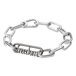 Foto 2 | Foto 2 | Eslabón Pandora Estilo Con Palabra Libertad Recubrimiento Me 749666c00 Línea Pandora Me Auténtica Joyería De Lujo Para Mujer