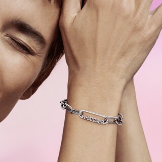 Foto 4 | Foto 4 | Eslabón De Estilo Pandora Me Con La Frase Lo Que Sea 799675c00 Línea Pandora Me Auténtica Joyería De Lujo Para Mujer Ideal