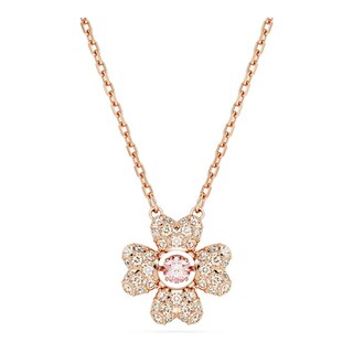 Foto 1 | Foto 1 | Colgante Swarovski Idyllia Trébol Blanco Baño Tono Oro Rosa 5674211 Baño De Oro Rosa 14k Joyería De Lujo Para Mujer Ideal
