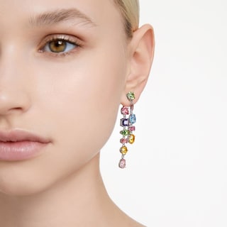 Foto 5 | Foto 5 | Pendientes Swarovski Gema Diseño Asimétrico Tallas Rodio 5656417 Joyería De Lujo Para Mujer Ideal Para Regalo Elegante