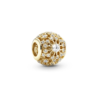Foto 1 | Foto 1 | Charm Pandora Oro 14k Calado Centelleante Joya Original 750838cz Baño De Oro 14k Joyería De Lujo Para Mujer Ideal Para Regalo