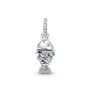 Foto 2 | Foto 2 | Charm Pandora Colgante Pez Con Escamas Azules Joya Original 799428c01 Joyería De Lujo Para Mujer Ideal Para Regalo Elegante