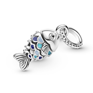 Foto 4 | Foto 4 | Charm Pandora Colgante Pez Con Escamas Azules Joya Original 799428c01 Joyería De Lujo Para Mujer Ideal Para Regalo Elegante