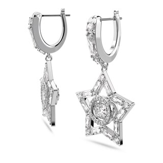 Foto 3 | Foto 3 | Pendientes Swarovski De Aro Stella Blanco Baño De Rodio 5617767 Joyería De Lujo Para Mujer Ideal Para Regalo Elegante