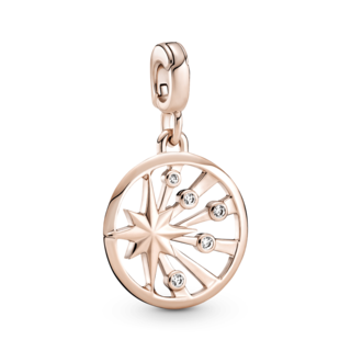 Foto 1 | Foto 1 | Medallón Pandora Rayos De Vida Recubrimiento Oro Rosa 14k Me 789676c01 Baño De Oro Rosa 14k Línea Pandora Me Auténtica Joyería