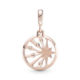 Foto 2 | Foto 2 | Medallón Pandora Rayos De Vida Recubrimiento Oro Rosa 14k Me 789676c01 Baño De Oro Rosa 14k Línea Pandora Me Auténtica Joyería