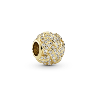 Foto 1 | Foto 1 | Charm Pandora Nudo Reluciente Oro 14k Joya Original 750991cz Baño De Oro 14k Joyería De Lujo Para Mujer Ideal Para Regalo