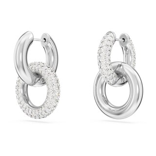 Foto 3 | Foto 3 | Pendientes Swarovski De Aro Dextera Bucle Entrelazado Rodio 5671807 Joyería De Lujo Para Mujer Ideal Para Regalo Elegante