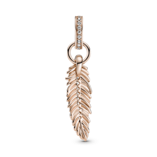 Foto 2 | Foto 2 | Charm Pandora Colgante Pluma Reluciente Recubrimiento En 14k 789550c01 Joyería De Lujo Para Mujer Ideal Para Regalo Elegante