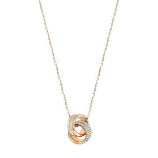 Foto 1 | Foto 1 | Colgante Swarovski Further Pequeño Blanco Baño De Oro Rosa 5240525 Baño De Oro Rosa 14k Joyería De Lujo Para Mujer Ideal