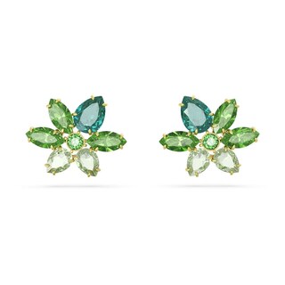 Foto 1 | Foto 1 | Pendientes Swarovski De Botón Gema Tallas Mixtas Flor Oro 5658400 Baño De Oro 14k Joyería De Lujo Para Mujer Ideal Para Regalo