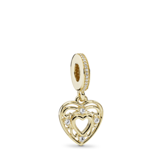 Foto 1 | Foto 1 | Charm Pandora Colgante De Oro Colgante Corazón Clara 751001cz Baño De Oro 14k Joyería De Lujo Para Mujer Ideal Para Regalo