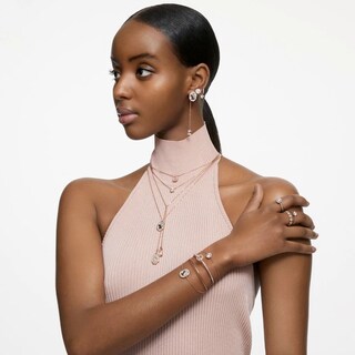 Foto 4 | Foto 4 | Pendientes Swarovski Constella Talla Redonda Pavé Rosa 5638769 Joyería De Lujo Para Mujer Ideal Para Regalo Elegante