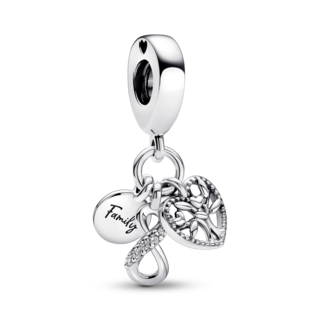 Foto 1 | Foto 1 | Charm Colgante De Familia Triple Infinito Pandora Esterlina 792201c01 Joyería De Lujo Para Mujer Ideal Para Regalo Elegante