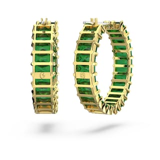 Foto 4 | Foto 4 | Pendientes Swarovski De Aro Matrix Talla Baguette Oro 5658651 Baño De Oro 14k Joyería De Lujo Para Mujer Ideal Para Regalo