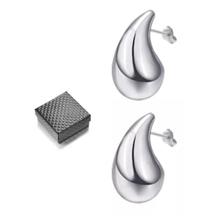 Foto 1 | Foto 1 | Aretes Belug Plateados para Mujer