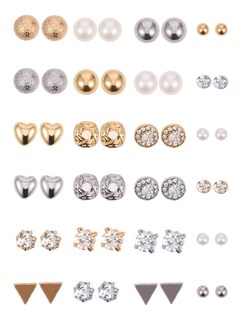 Foto 1 | Foto 1 | Set de Pendientes Bbto Crystal Pearl 24 Pares - Venta Internacional
