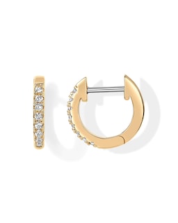 Foto 1 | Foto 1 | Pendientes Pavoi Puff Huggie Stud Chapados en Oro Amarillo Vermeil 18 Quilates - Venta Internacional