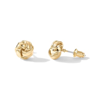 Foto 1 | Foto 1 | Pendientes Pavoi Love Knot De Plata Chapados En Oro Amarillo De 14 Quilates Para Mujer - Venta Internacional.