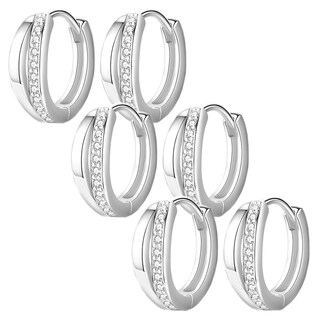 Foto 2 | Foto 2 | Accesorios Para Damas Aretes Ventdepot Mxinz-003 3 Piezas Plata