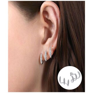 Foto 3 | Foto 3 | Aretes Elegantes Ventdepot Mxurv-005 5 Piezas Plata