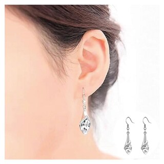 Foto 3 | Foto 3 | Pendientes De Gota Ventdepot Mxpzo-002 2 Piezas Plata