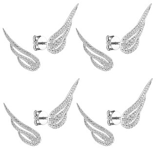 Foto 1 | Foto 1 | Aretes De Ángel Ventdepot Mxgnw-004 4 Piezas Plata