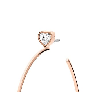 Foto 3 | Foto 3 | Pendientes Michael Kors Hoop de Acero Inoxidable en Oro Rosa para Mujer - Venta Internacional