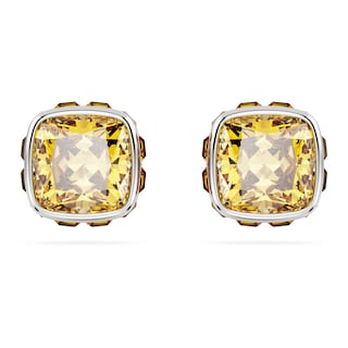 Foto 1 | Foto 1 | Pendientes De Tuerca Con Piedra Natal De Noviembre De Swarovski, Piedra Amarilla - Venta Internacional.
