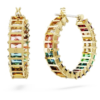Foto 4 | Foto 4 | Pendientes De Aro Swarovski Matrix Con Piedras Multicolores - Venta Internacional.