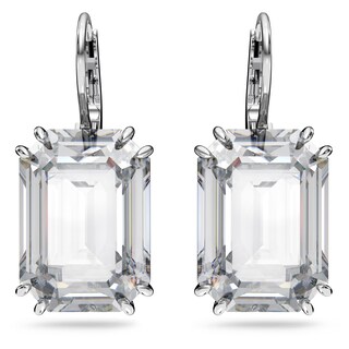 Foto 1 | Foto 1 | Pendientes Swarovski Millenia Drop Con Cristal Octagonal Transparente - Venta Internacional.