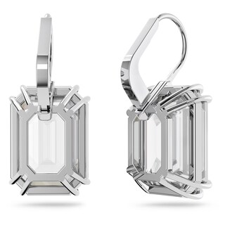 Foto 4 | Foto 4 | Pendientes Swarovski Millenia Drop Con Cristal Octagonal Transparente - Venta Internacional.